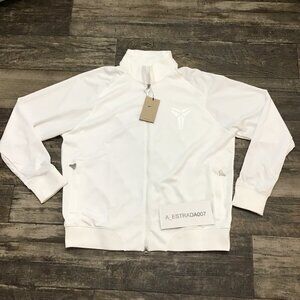 NWT Nike Kobe Bryant Halo White Full Zip Jacket FZ0936-100 Sz Large  $130 RETAIL